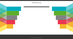 Desktop Screenshot of dothedeed.org