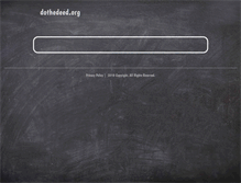 Tablet Screenshot of dothedeed.org